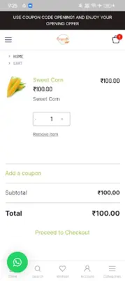 Organic Sabzi Wala android App screenshot 2